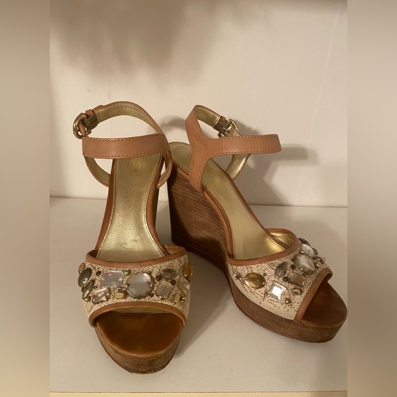 Coach wedges with beading - Picture 4 of 4